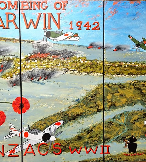 "The Bombing of Darwin 1942" by John 'Rowdy' Wylie