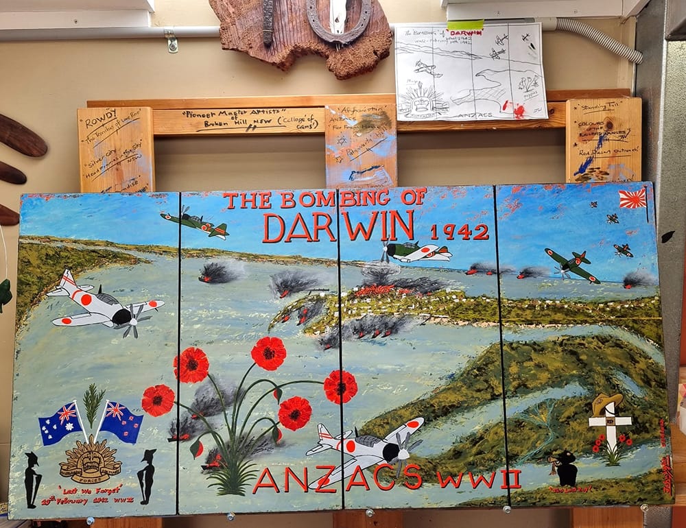 "The Bombing of Darwin 1942" by John 'Rowdy' Wylie