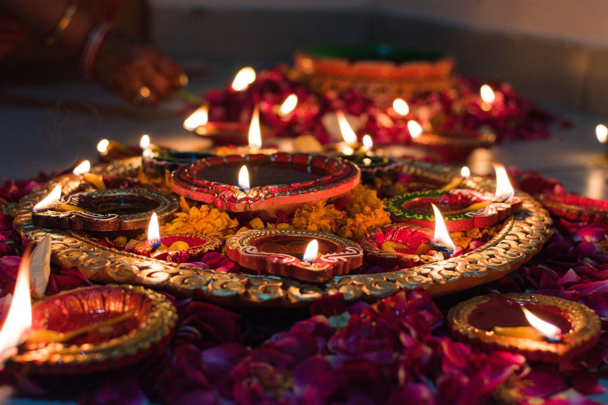 Beautiful combination of diyas and candles layed out beautifully for Diwali.
Diwali, india, night, makar sankranti, festival, tradition, culture, ancient, jaipur