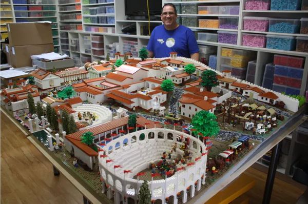 Lego model - City of Pompeii