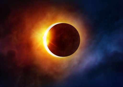 Stunning solar eclipse on 10th of June 2021