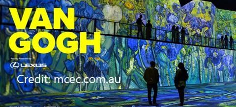 Vincent van Gogh at The Lume - A Multi-Sensory Digital Art Gallery