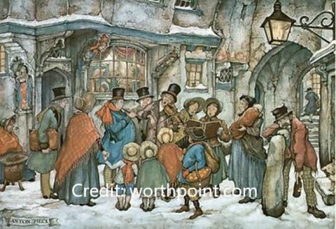 Christmas Cards by Anton Pieck