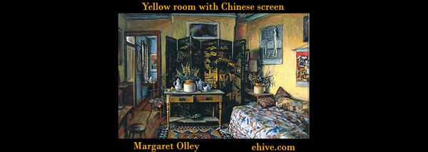 Unlocking Margaret's House Still Life Challenge No 10: Chinese screen and yellow room