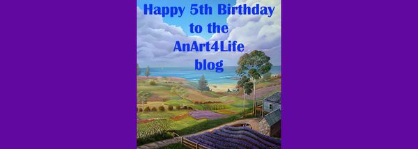 Happy 5th Birthday to the AnArt4Life Blog