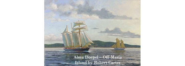 Alma Doepel – Off Maria Island by Robert Carter