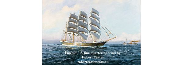 A Fine Quartering Wind : the four-masted barque "Lawhill" by Robert Carter