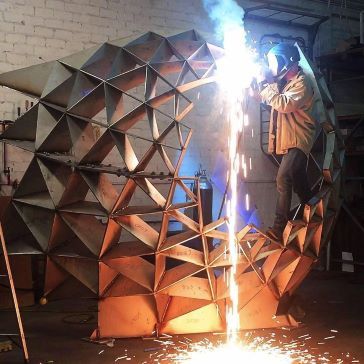 Heath Satow - Reflective sculptures
