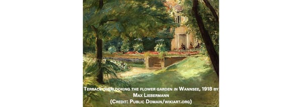 Enjoying a walk through Max Liebermann's Garden Paintings