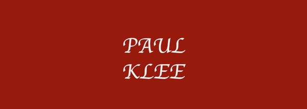 Paul Klee, the quirky uncle of the art world!
