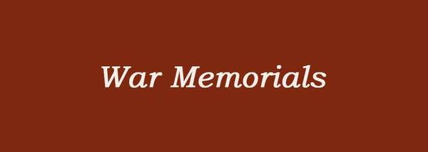 War Monuments & Memorials