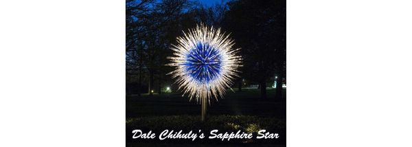 Relax with a walk through the Kew Gardens and take in some glass works by Dale Chihuly