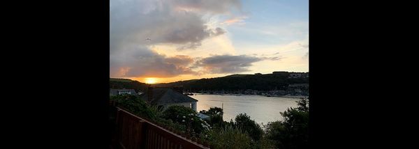 The Changing Light Over Fowey, Cornwall