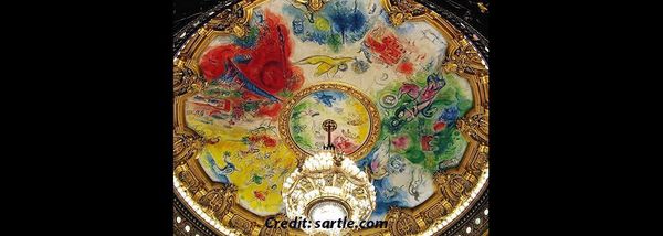 Marc Chagall and the Floating Canvas in the Palais Garnier, Paris