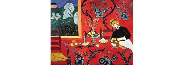 The dessert: harmony in red - by Henri Matisse